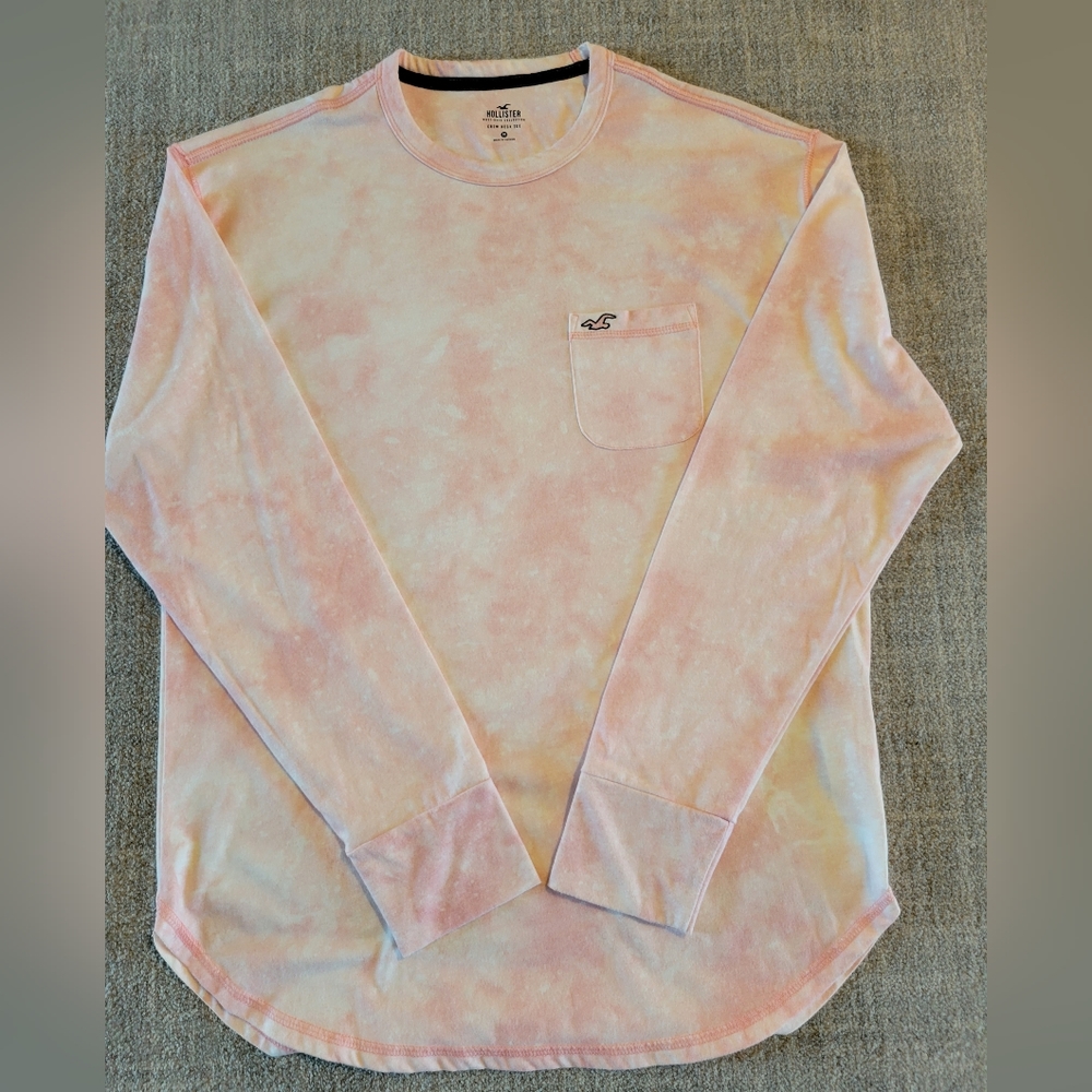 Mens Hollister Long Sleeve T Shirt, Medium